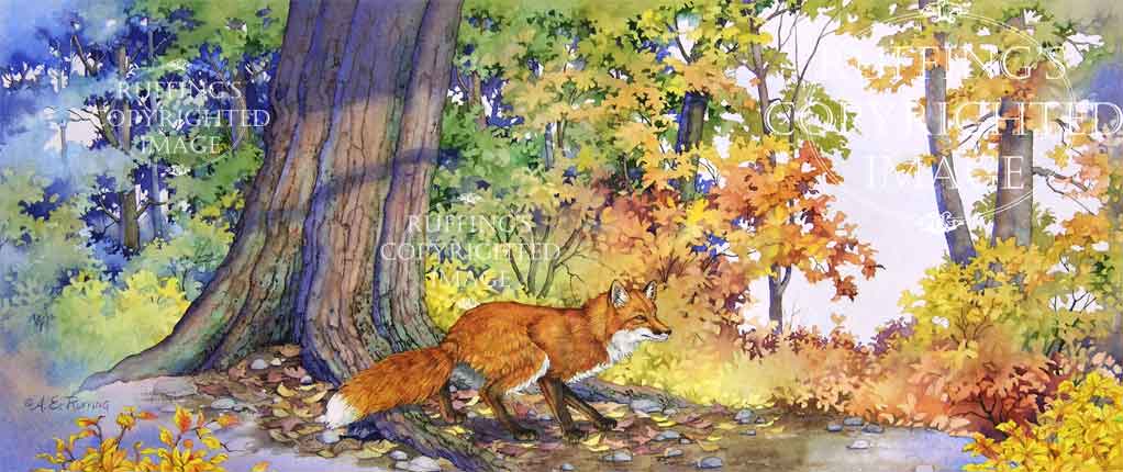 Into the Clearing by A E Ruffing Red Fox