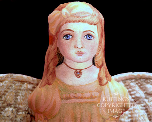 <b>...</b> Original One-of-kind Folk Art Angel Doll by <b>Elizabeth Ruffing</b> “ - serenity-starr-cf