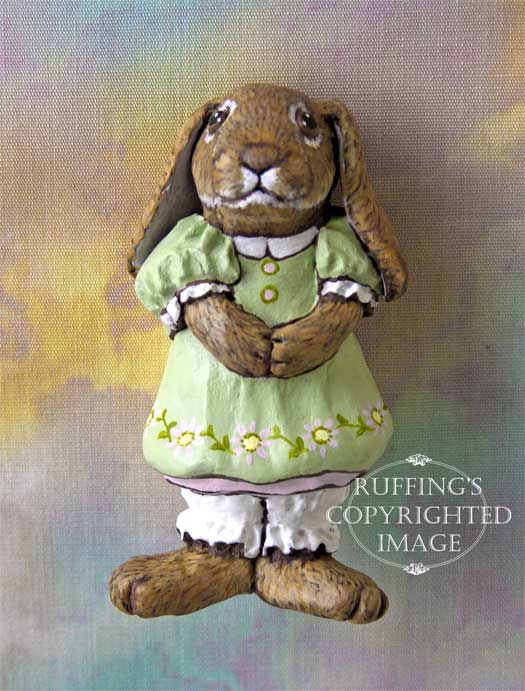 Beatrice and Beulah Original One of a kind Lop Bunny Rabbit Folk