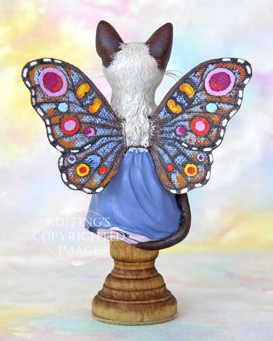 Crystal the Siamese Pixie Kitten, Original One-of-kind Art Doll