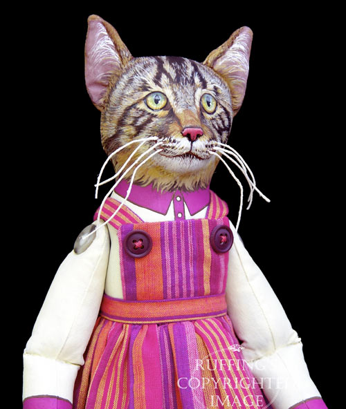 tabby cat doll