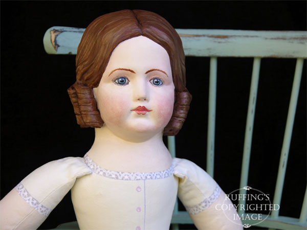 Emily handmade original one-of-a-kind art doll by Elizabeth Ruffing, Ruffing's