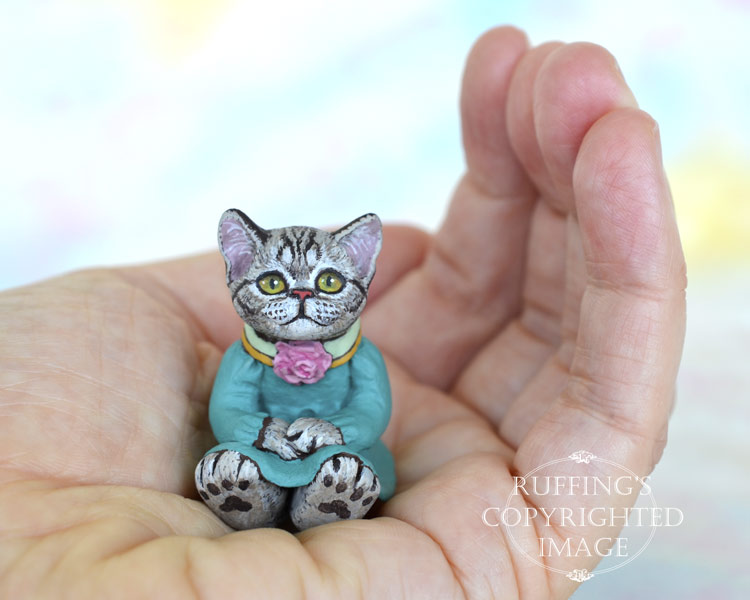 Figurine Chat American Shorthair