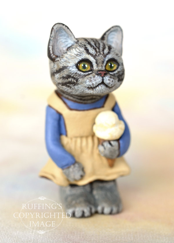 Figurine Chat American Shorthair