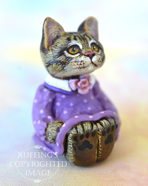 Lucinda Miniature Silver Tabby Maine Coon Cat Art Doll Handmade Original One Of A Kind Kitten By Artist Max Bailey Ruffing S Cat Art Dolls And Hug Me Slug Stuffed Animal Art