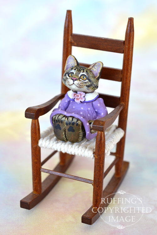 Lucinda Miniature Silver Tabby Maine Coon Cat Art Doll Handmade Original One Of A Kind Kitten By Artist Max Bailey Ruffing S Cat Art Dolls And Hug Me Slug Stuffed Animal Art