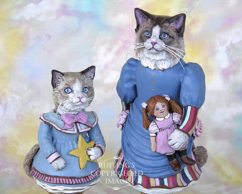 Crystal the Siamese Pixie Kitten, Original One-of-kind Art Doll Figurine by  Max Bailey - Ruffing's Artist Dolls and Toys