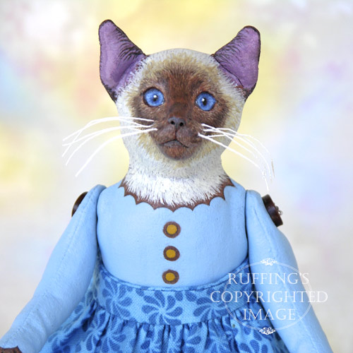 Melody Original One of a kind Siamese Cat Art Doll by Max Bailey Ruffing s The Little House of Cats