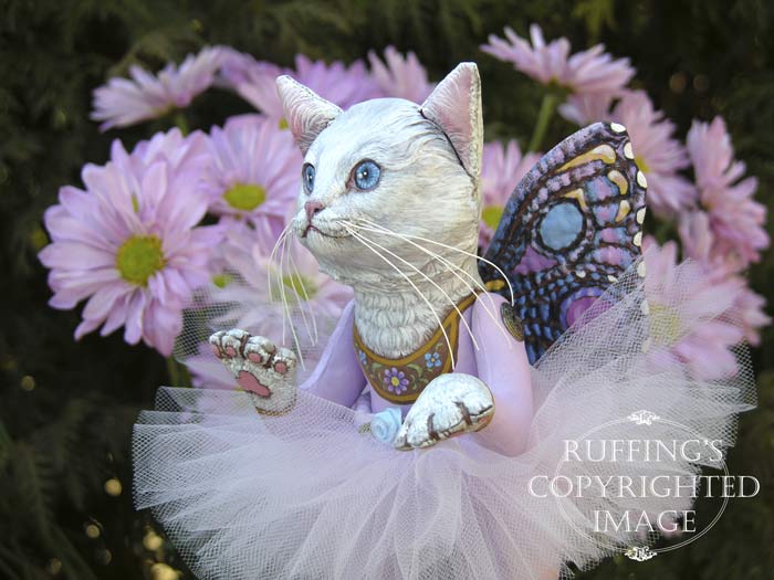 Crystal the Siamese Pixie Kitten, Original One-of-kind Art Doll