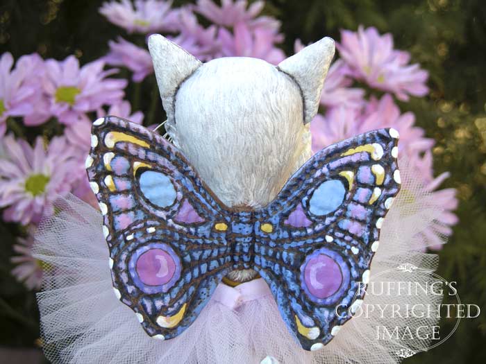 Opal the Pixie Kitten, Original One-of-a-kind Cat Fairy Art Doll by Max Bailey and Elizabeth Ruffing