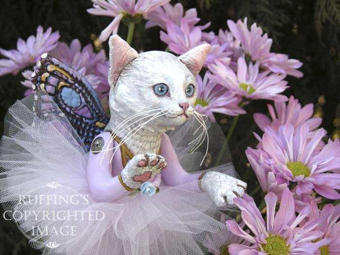 Crystal the Siamese Pixie Kitten, Original One-of-kind Art Doll