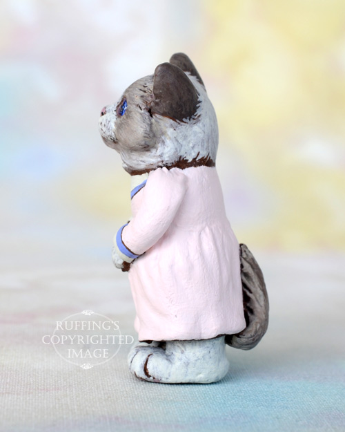 Pamela, Original One-of-a-kind Dollhouse-sized Ragdoll Kitten by Max Bailey