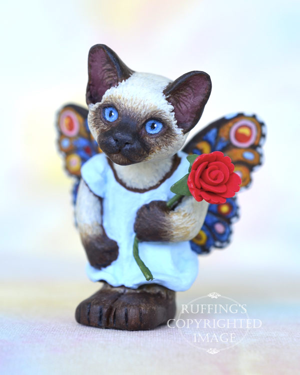 Crystal the Siamese Pixie Kitten, Original One-of-kind Art Doll Figurine by  Max Bailey - Ruffing's Artist Dolls and Toys