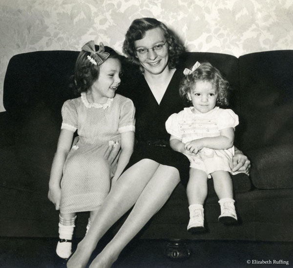 My aunt, Grandma, and Mom