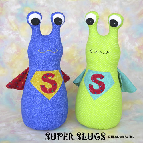 12 inch Super Slugs by Elizabeth Ruffing