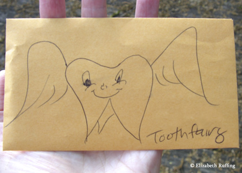 Envelope for the Kitty Tooth Fairy
