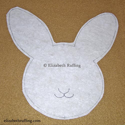 Hug Me! Bunny applique by Elizabeth Ruffing