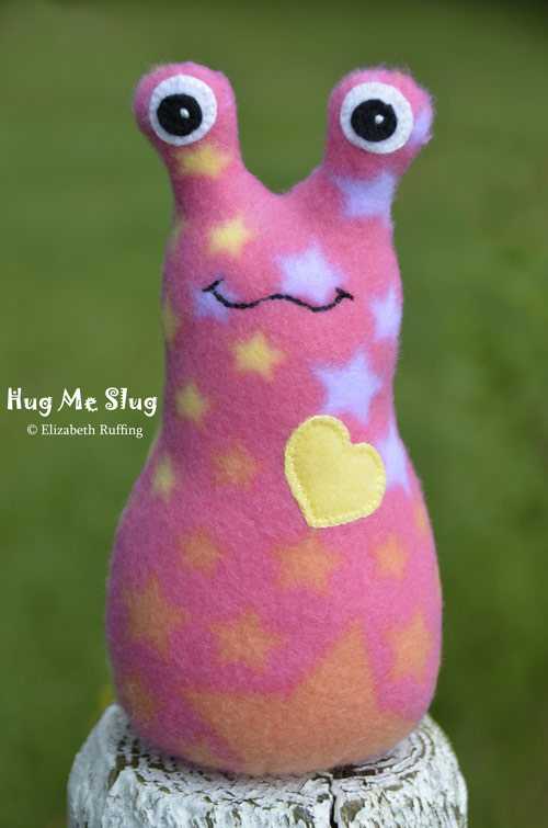 Hug Me Slug Art Toys by Elizabeth Ruffing