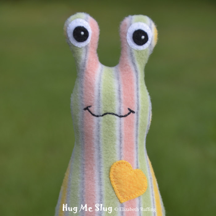 Hug Me Slug Art Toys by Elizabeth Ruffing